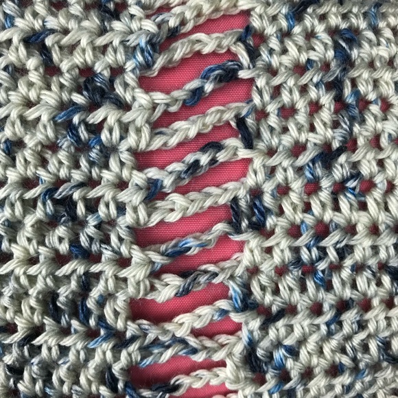 NWT Off The Chain Crochet Tank, Size Medium, Summer Crochet Top, Hand Crocheted - Picture 8 of 10